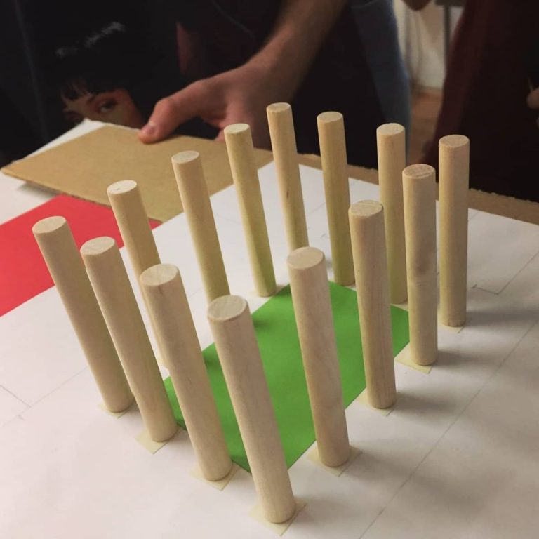 Construcció d'una domus romana dels alumnes de Batxillerat