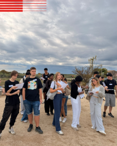 Alumnes de Prat FP durant una de les activitats de la jornada de cohesió
