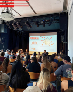 Alumnat de Prat FP durant la Jornada de Lideratge a La Casa Elizalde de Barcelona